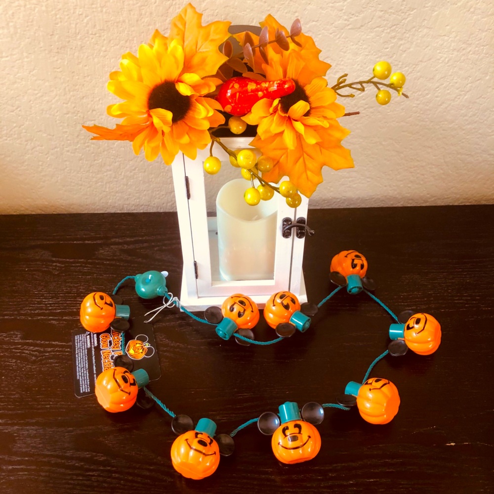 🎃Disney Parks Mickey Pumpkin Light Up Necklace🎃